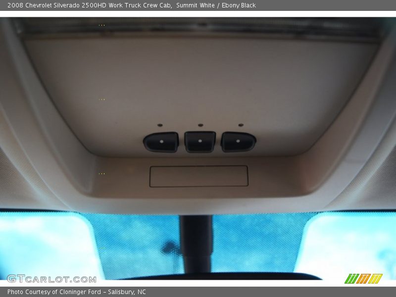 Summit White / Ebony Black 2008 Chevrolet Silverado 2500HD Work Truck Crew Cab