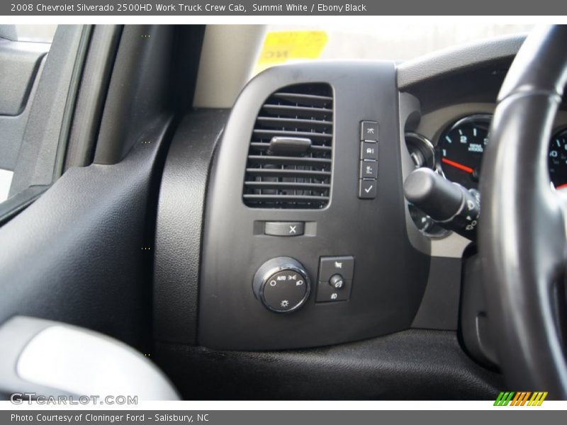 Summit White / Ebony Black 2008 Chevrolet Silverado 2500HD Work Truck Crew Cab