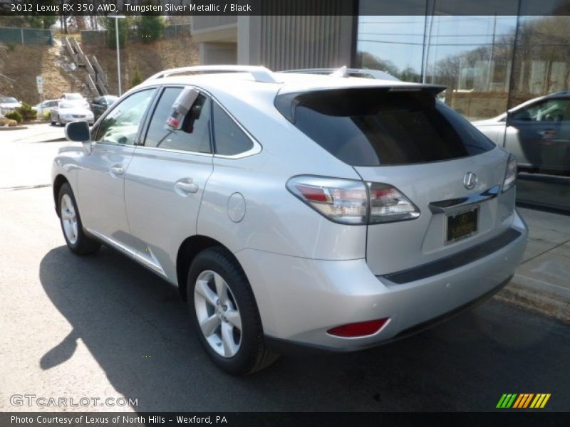 Tungsten Silver Metallic / Black 2012 Lexus RX 350 AWD