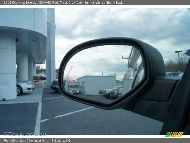 Summit White / Ebony Black 2008 Chevrolet Silverado 2500HD Work Truck Crew Cab