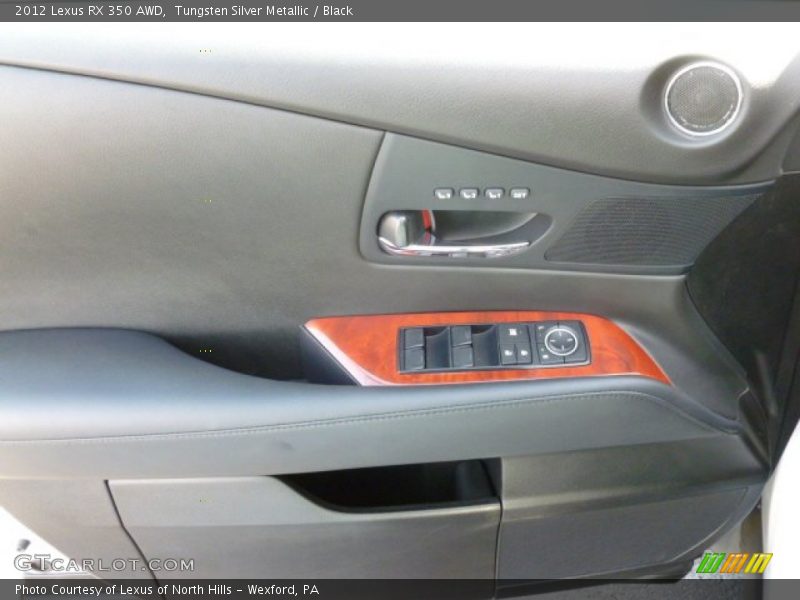 Tungsten Silver Metallic / Black 2012 Lexus RX 350 AWD