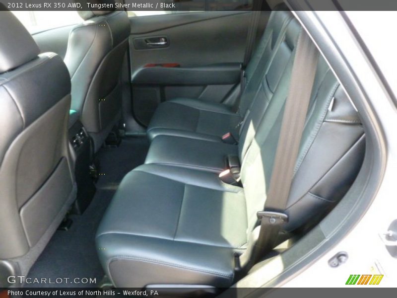 Tungsten Silver Metallic / Black 2012 Lexus RX 350 AWD