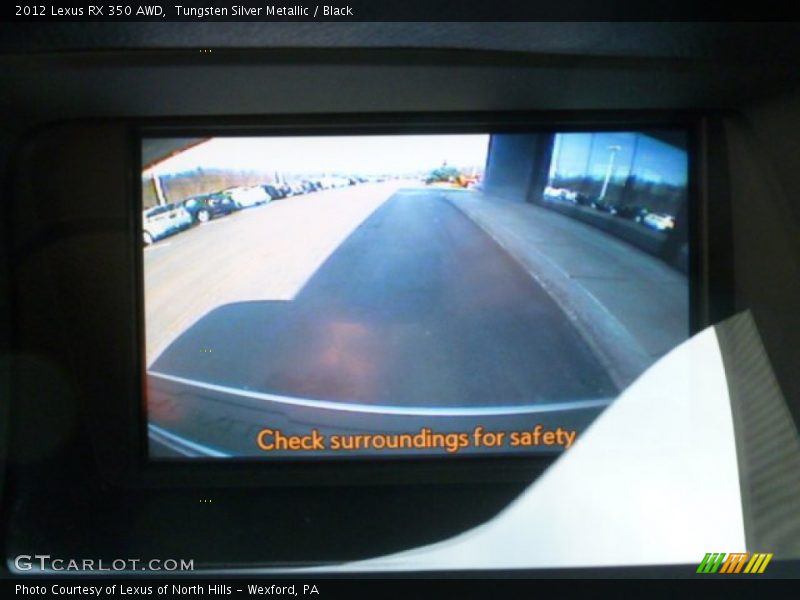 Tungsten Silver Metallic / Black 2012 Lexus RX 350 AWD
