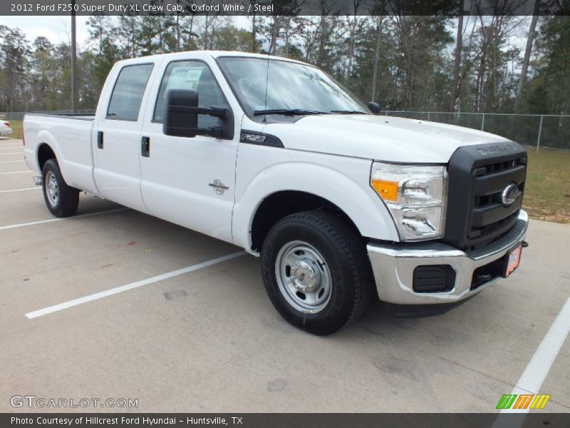 Oxford White / Steel 2012 Ford F250 Super Duty XL Crew Cab