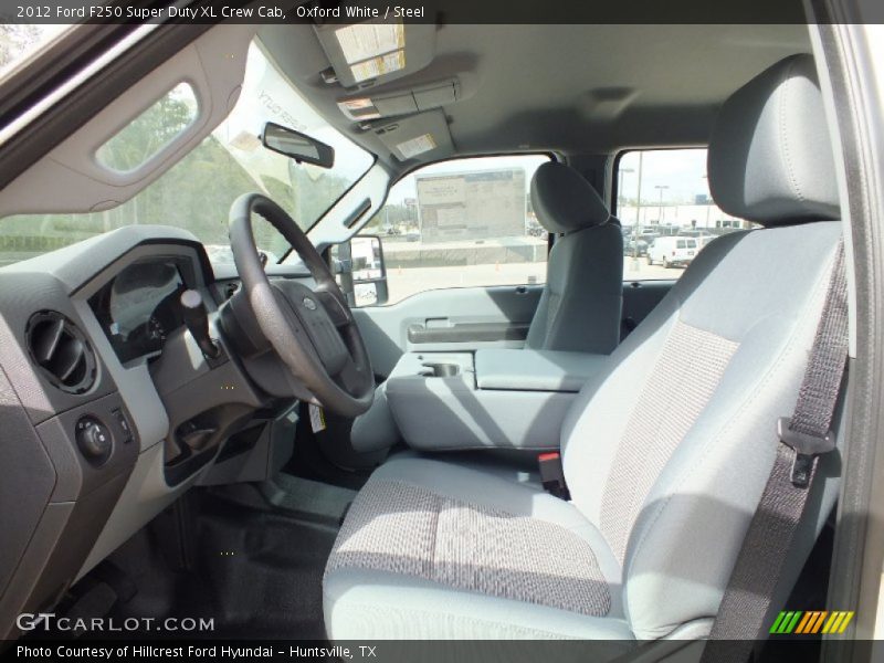 Oxford White / Steel 2012 Ford F250 Super Duty XL Crew Cab