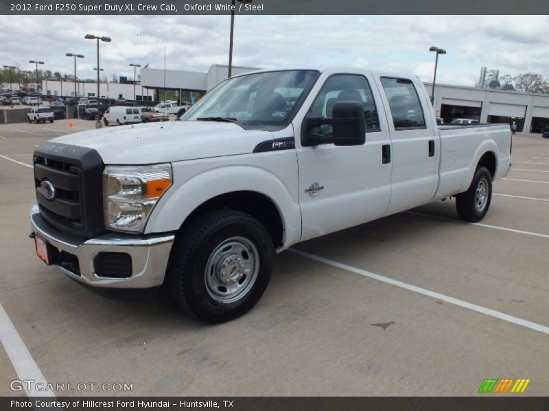 Oxford White / Steel 2012 Ford F250 Super Duty XL Crew Cab