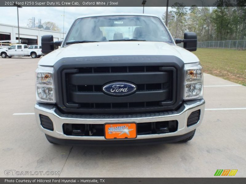 Oxford White / Steel 2012 Ford F250 Super Duty XL Crew Cab