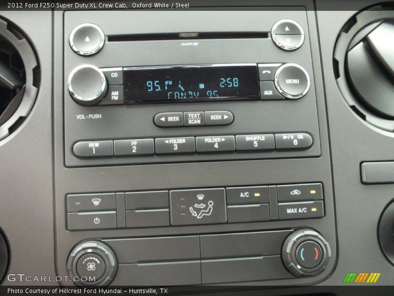 Audio System of 2012 F250 Super Duty XL Crew Cab
