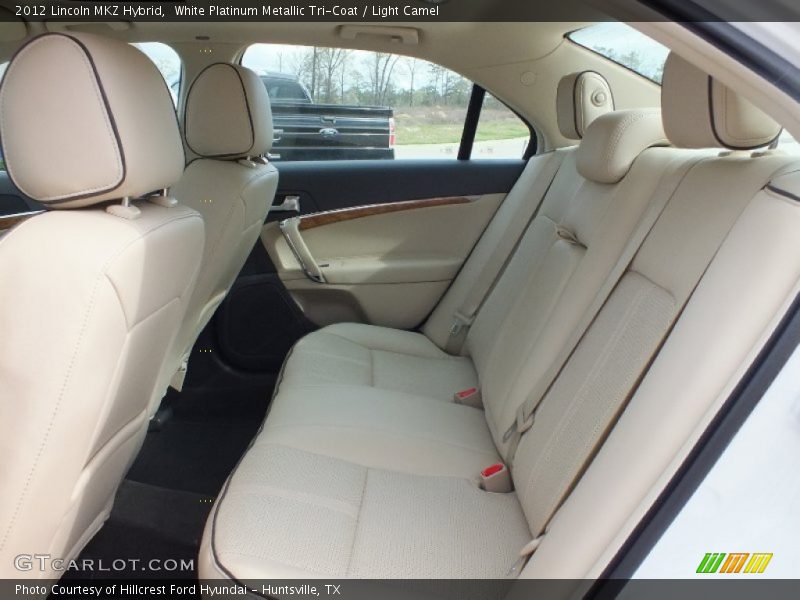 White Platinum Metallic Tri-Coat / Light Camel 2012 Lincoln MKZ Hybrid