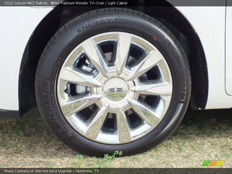 White Platinum Metallic Tri-Coat / Light Camel 2012 Lincoln MKZ Hybrid