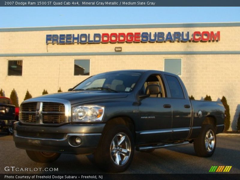 Mineral Gray Metallic / Medium Slate Gray 2007 Dodge Ram 1500 ST Quad Cab 4x4