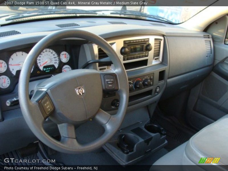 Mineral Gray Metallic / Medium Slate Gray 2007 Dodge Ram 1500 ST Quad Cab 4x4