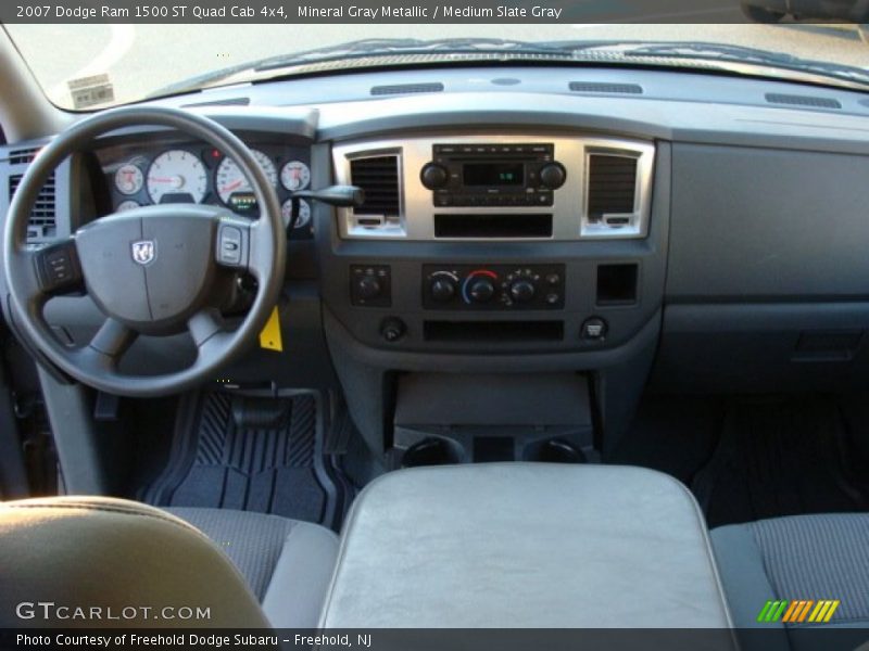 Mineral Gray Metallic / Medium Slate Gray 2007 Dodge Ram 1500 ST Quad Cab 4x4