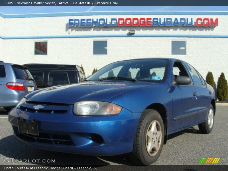 Arrival Blue Metallic / Graphite Gray 2005 Chevrolet Cavalier Sedan