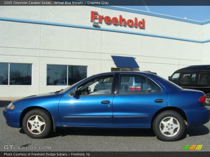 Arrival Blue Metallic / Graphite Gray 2005 Chevrolet Cavalier Sedan