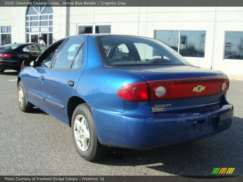 Arrival Blue Metallic / Graphite Gray 2005 Chevrolet Cavalier Sedan
