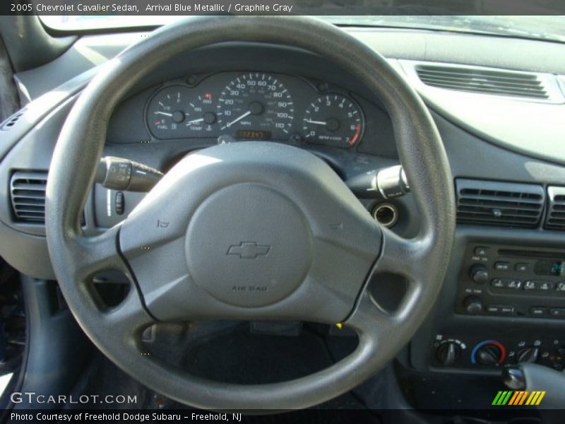Arrival Blue Metallic / Graphite Gray 2005 Chevrolet Cavalier Sedan