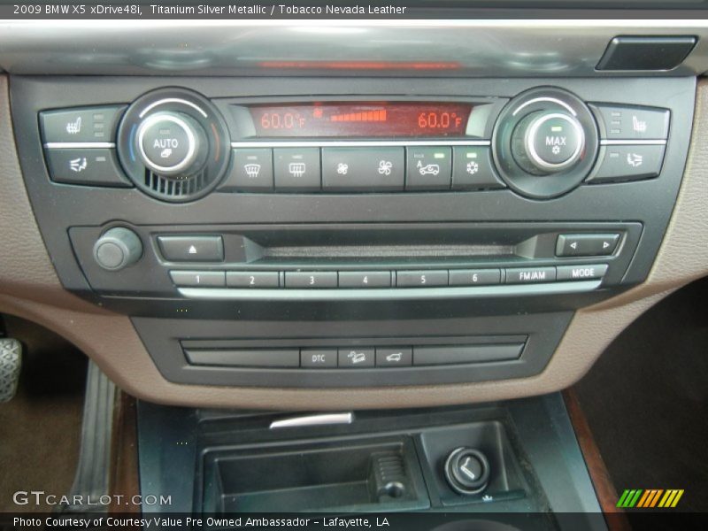 Titanium Silver Metallic / Tobacco Nevada Leather 2009 BMW X5 xDrive48i