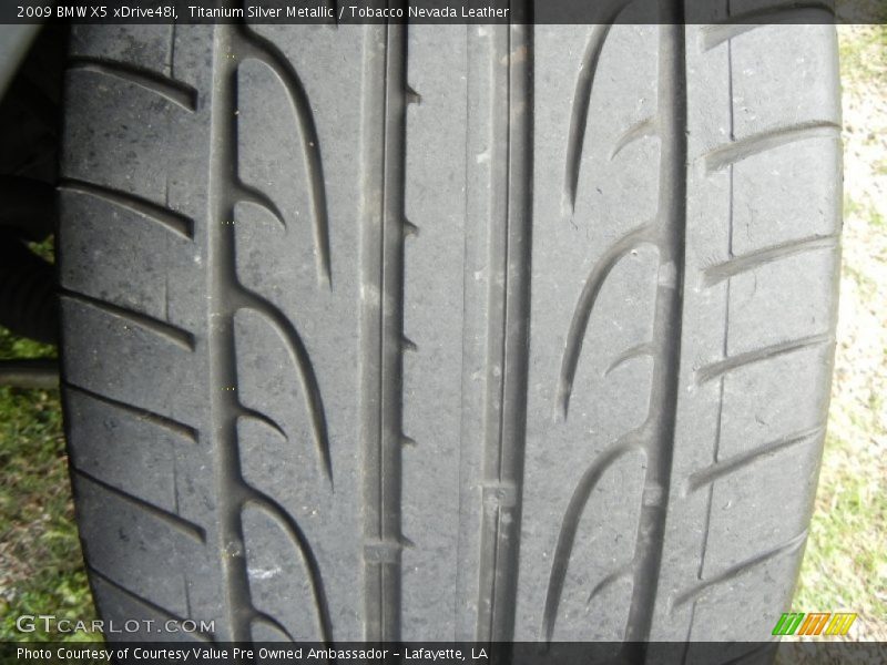 Titanium Silver Metallic / Tobacco Nevada Leather 2009 BMW X5 xDrive48i
