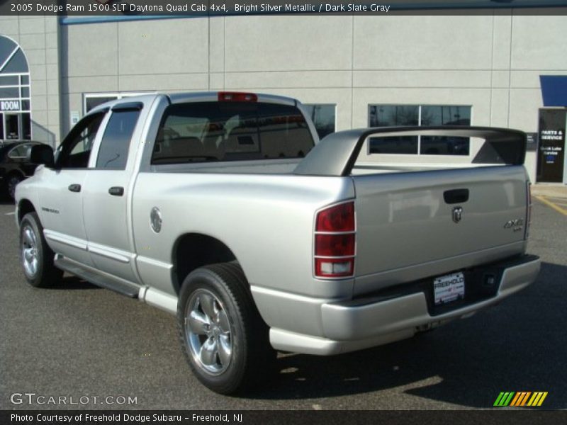 Bright Silver Metallic / Dark Slate Gray 2005 Dodge Ram 1500 SLT Daytona Quad Cab 4x4