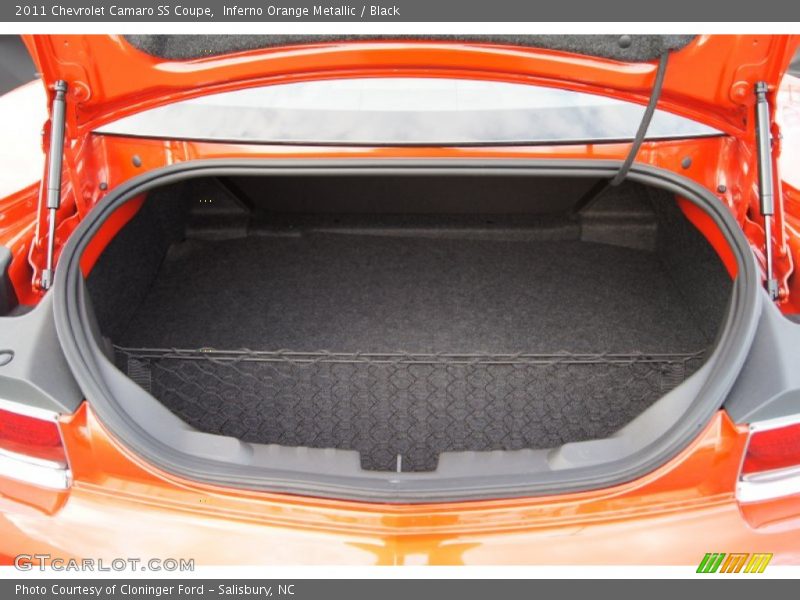 Inferno Orange Metallic / Black 2011 Chevrolet Camaro SS Coupe