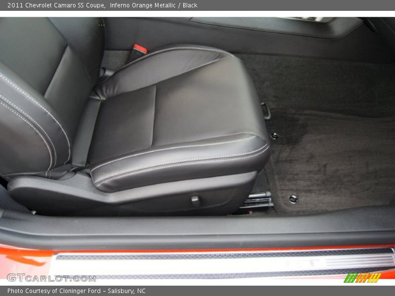 Inferno Orange Metallic / Black 2011 Chevrolet Camaro SS Coupe