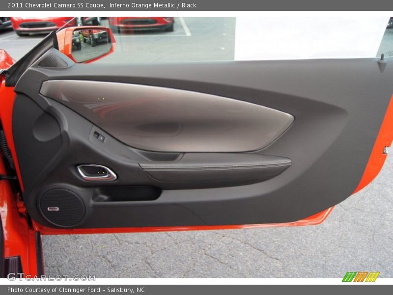 Inferno Orange Metallic / Black 2011 Chevrolet Camaro SS Coupe