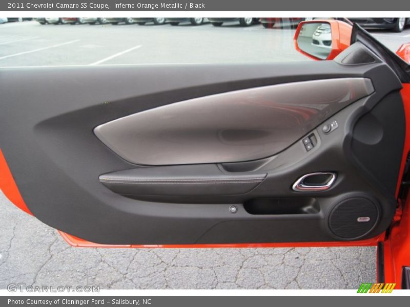 Inferno Orange Metallic / Black 2011 Chevrolet Camaro SS Coupe
