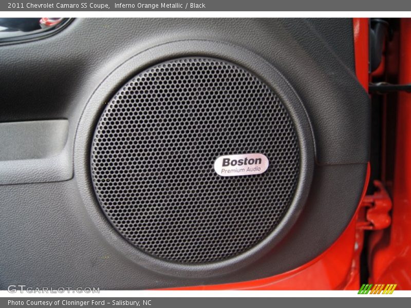 Inferno Orange Metallic / Black 2011 Chevrolet Camaro SS Coupe