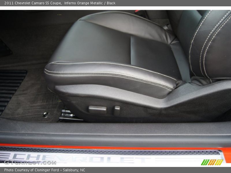 Inferno Orange Metallic / Black 2011 Chevrolet Camaro SS Coupe