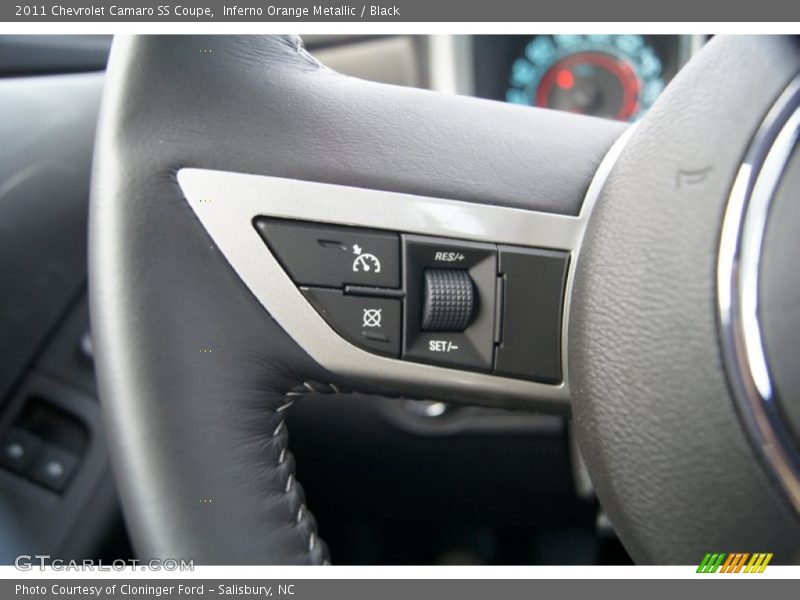 Inferno Orange Metallic / Black 2011 Chevrolet Camaro SS Coupe