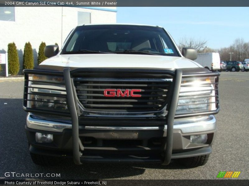 Summit White / Pewter 2004 GMC Canyon SLE Crew Cab 4x4