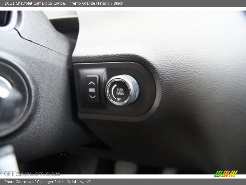Inferno Orange Metallic / Black 2011 Chevrolet Camaro SS Coupe