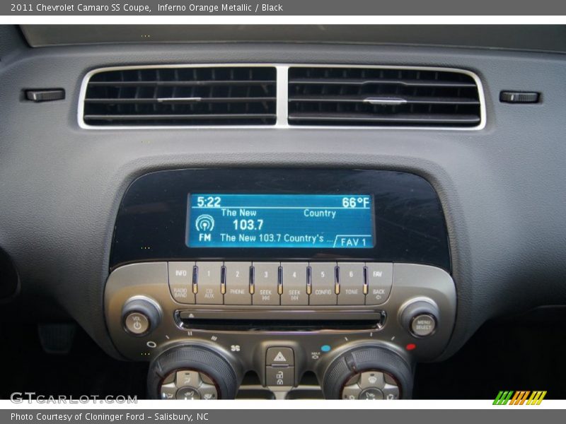 Inferno Orange Metallic / Black 2011 Chevrolet Camaro SS Coupe