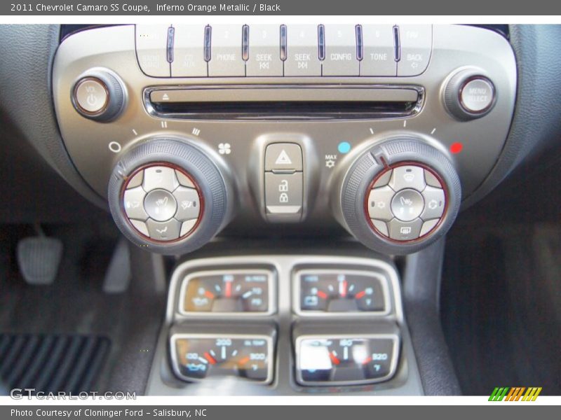 Inferno Orange Metallic / Black 2011 Chevrolet Camaro SS Coupe