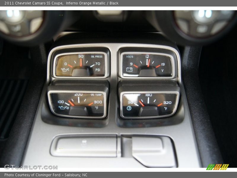 Inferno Orange Metallic / Black 2011 Chevrolet Camaro SS Coupe