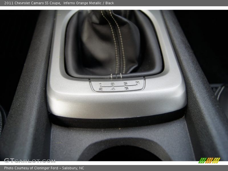 Inferno Orange Metallic / Black 2011 Chevrolet Camaro SS Coupe