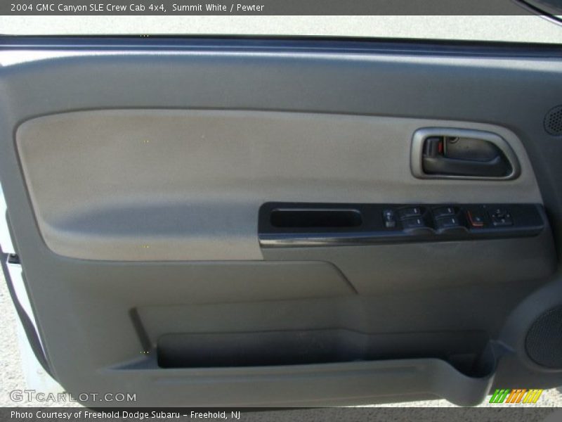 Summit White / Pewter 2004 GMC Canyon SLE Crew Cab 4x4