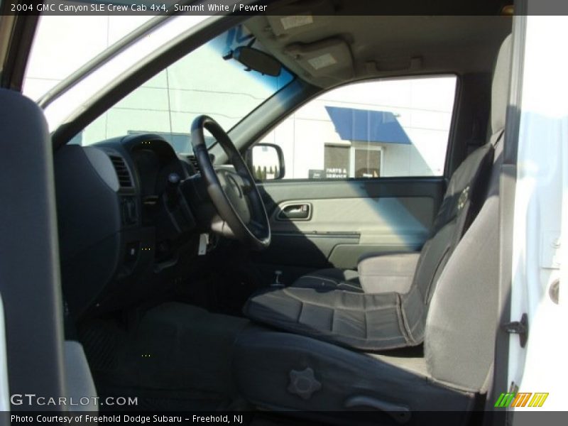 Summit White / Pewter 2004 GMC Canyon SLE Crew Cab 4x4