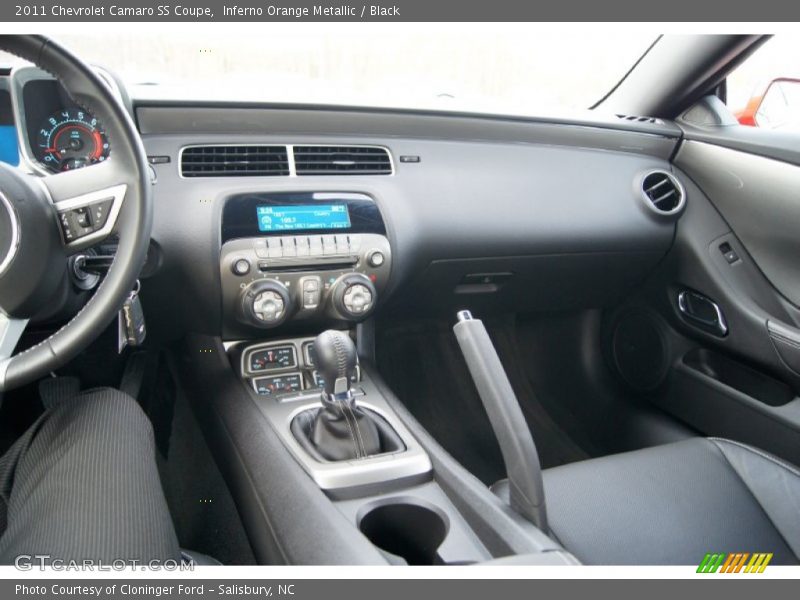 Inferno Orange Metallic / Black 2011 Chevrolet Camaro SS Coupe