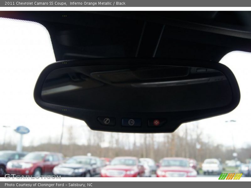 Inferno Orange Metallic / Black 2011 Chevrolet Camaro SS Coupe
