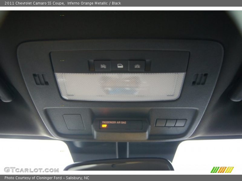 Inferno Orange Metallic / Black 2011 Chevrolet Camaro SS Coupe