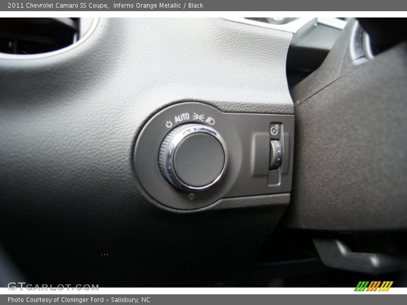 Inferno Orange Metallic / Black 2011 Chevrolet Camaro SS Coupe