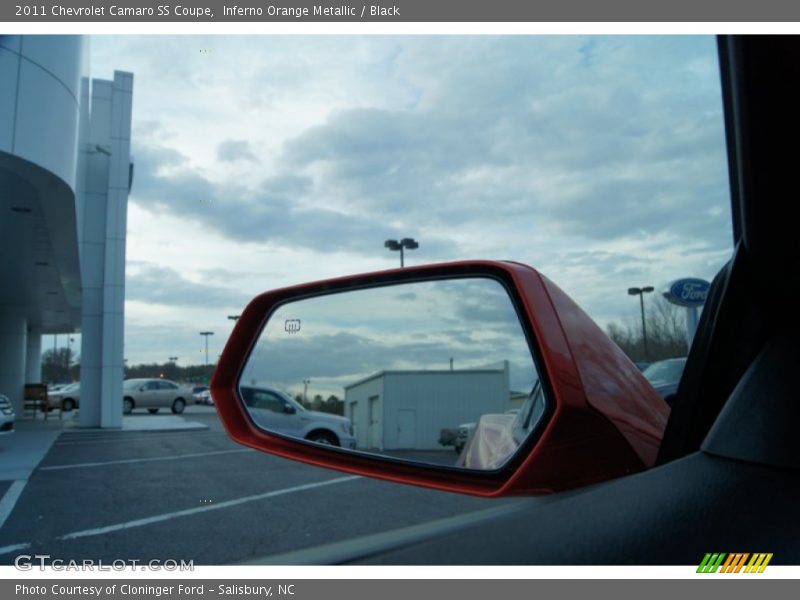 Inferno Orange Metallic / Black 2011 Chevrolet Camaro SS Coupe
