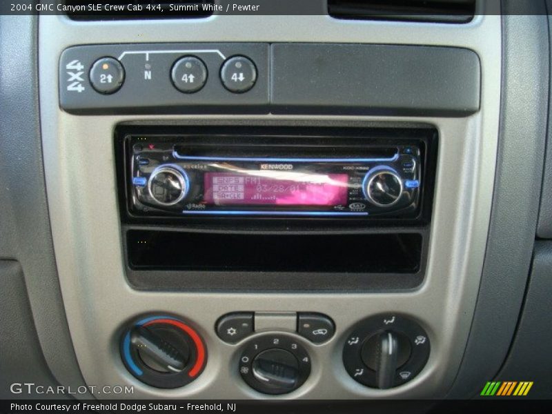 Summit White / Pewter 2004 GMC Canyon SLE Crew Cab 4x4