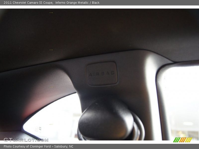 Inferno Orange Metallic / Black 2011 Chevrolet Camaro SS Coupe