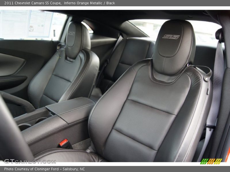 Inferno Orange Metallic / Black 2011 Chevrolet Camaro SS Coupe