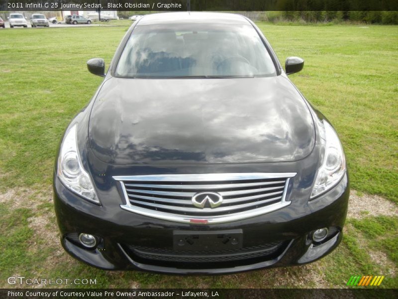 Black Obsidian / Graphite 2011 Infiniti G 25 Journey Sedan
