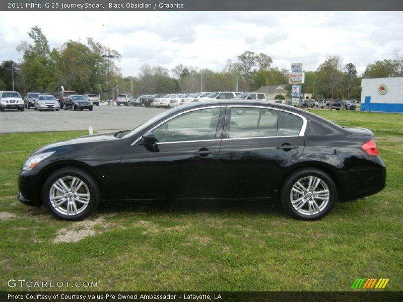 Black Obsidian / Graphite 2011 Infiniti G 25 Journey Sedan