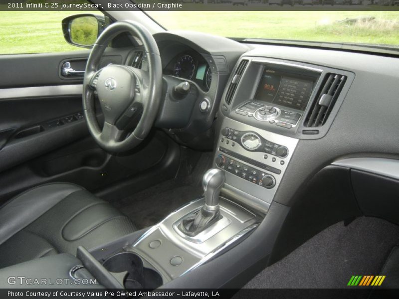 Black Obsidian / Graphite 2011 Infiniti G 25 Journey Sedan